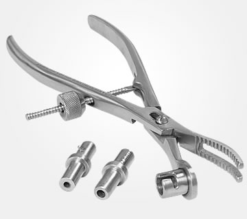 PLATE & BONE HOLDING FORCEP WITH TAP & DRILL SLEEVE